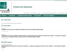 Tablet Screenshot of chairedunotariat.qc.ca